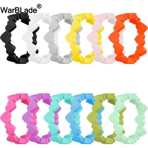 Fashion Women 3mm Thin Silicone Rings Heart-Shaped Wedding Rubber Bands Hypoallergenic Flexible Food Grade Silicone Finger Ring