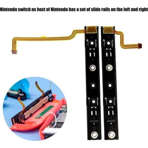 L R LR Slide Left Right Sliders Railway Replacement For Nintend Switch Console Rail For NS Joy-con Controller With Sensor Cable