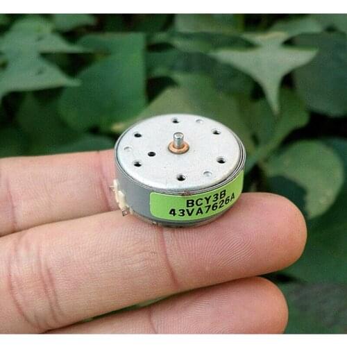 Micro Solar Motor 24mm Round Ultra-thin DC3V 6500RPM Mini 400 Electric Motor Small Fan DIY