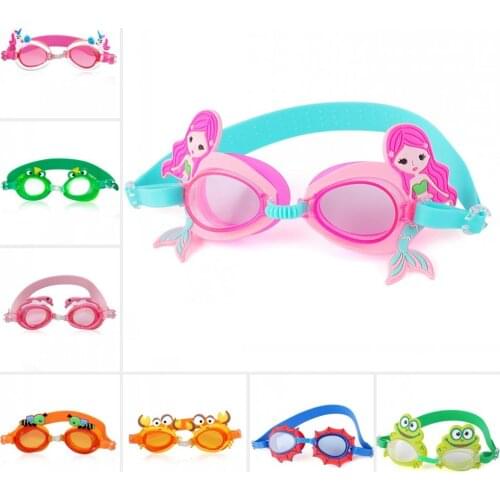 Cartoon Cute Goggles Kids Children Anti Fog Swimming Glasses Kids Diving surfing goggles Boy Girl Optical Reduce Glare Mermaid