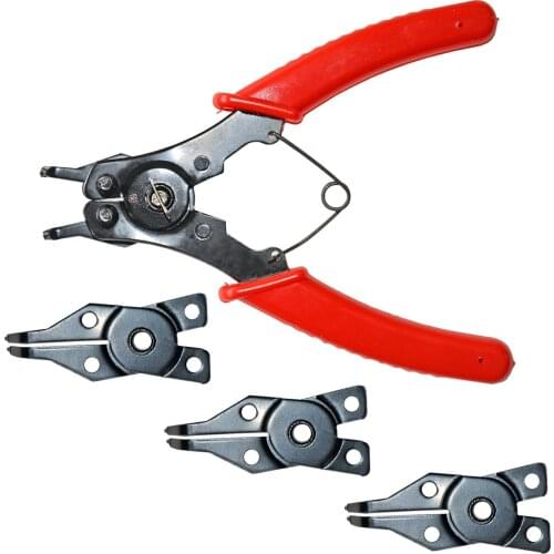 AP02 4 In 1 Snap Ring Pliers Plier Set Circlip Combination Retaining Clip Gadget Dropshipping Puller Springs Multitool Pliers