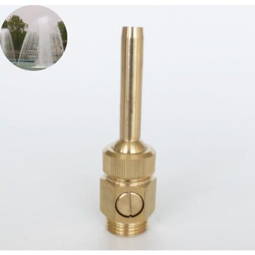 1/2'' 3/4" 1" Male Thread Adjustable Jet Straight Outdoor Music Fountain Nozzles