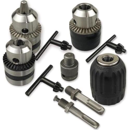 New Electric Grinder Keyless Chuck Mini Drill Thread Clamp 0.8-13mm for Rotary Tools