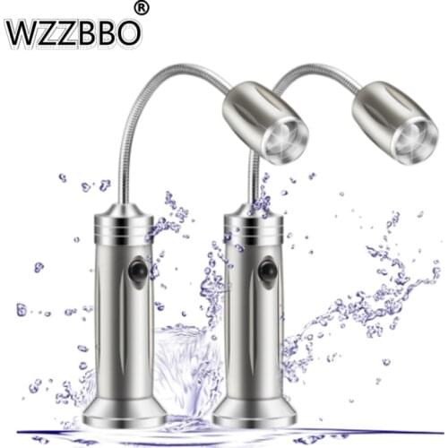 Rechargeable LED Flashlight Bendable Work Light Barbecue Light 3 Lighting Modes Zoom Waterproof Camping Light with Tail Magnet