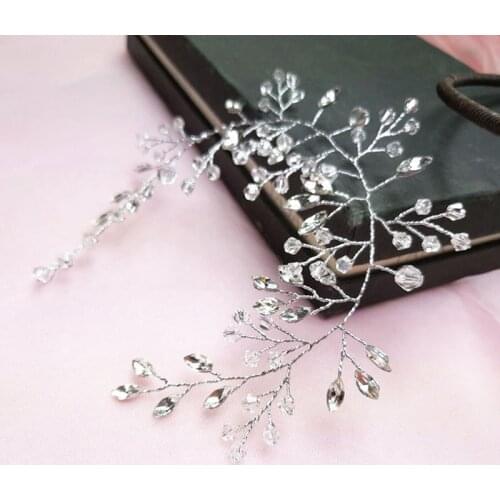 2020 New Arrival Women Crystal Wedding Bridal Hair Accessories Headband Hair Ornaments Decorative Hair Jewelry Headdress Fashion