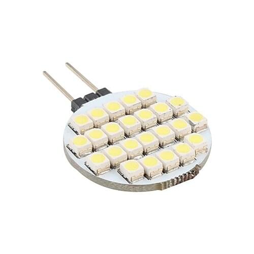 10pcs G4 LED 12V 3W 24*SMD3528 270LM Warm White/White LED lamp Bulb G4 12v For Home Free Shipping