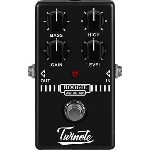 Twinote Guitar Effect Pedal BOOGIE DIST Distortion Full Metal Shell with True Bypass For Guitar Musical Instruments Accessories