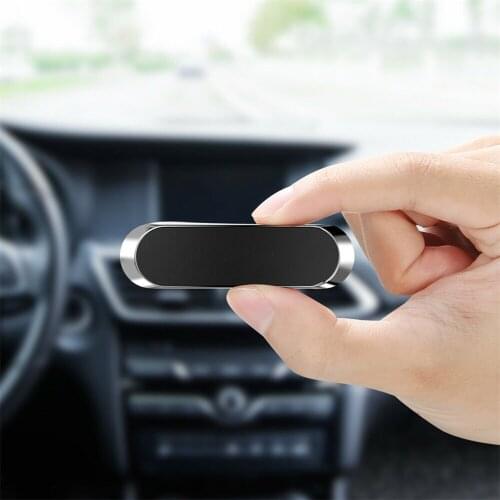 Universal Mini Magnetic Phone Holder In Car iPhone Smartphone Holder Metal Wall Magnet Mount Holder Mobile Phone Accessories