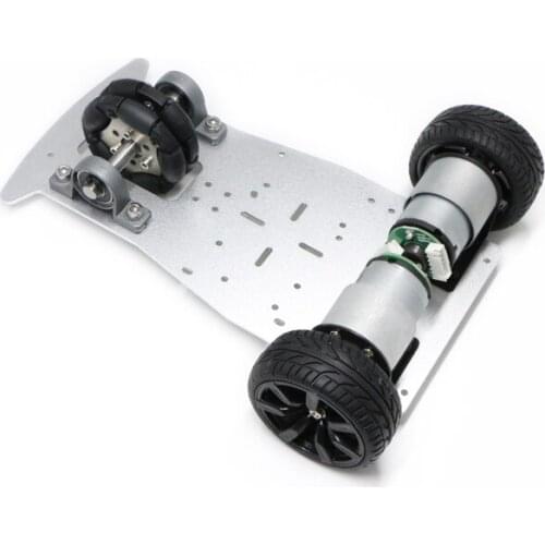 Omnidirectional differential car chassis NXP smart car competition f model compatible with all aluminum alloy
