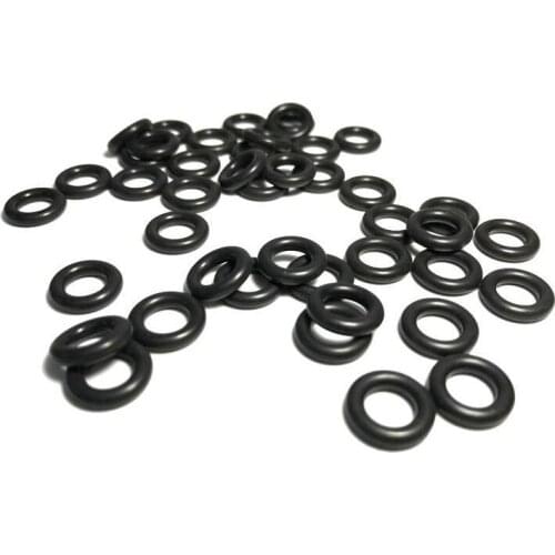 100Pcs Black Nitrile butadiene "O" Type Sealing Rubber Ring Gaskets 4/4.5/5/5.5/6/6.5/7/8/9/10/11/12/13/14/15/16/17/18~92 *1 MM