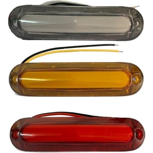 2pcs 6 LED Truck Light Car Truck Trailer LED Side Marker Light Trailer Light Rear Side Lamp Indicator Lamp For Truck Lorry G99F