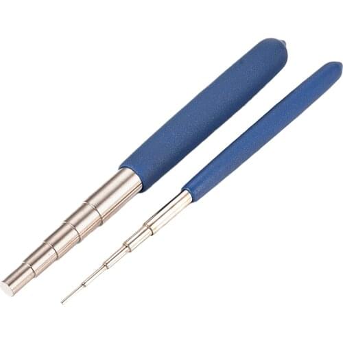 2pcs Chrome Plated Micro Coil Builder 14cm Length Wire Winding Wrapping Coiling Sticks Rods 1.5-10mm