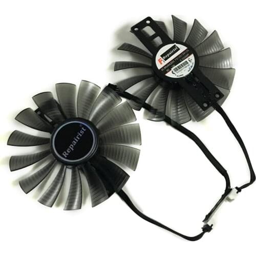 2PCS/Set GTX1080 GTX1070 GPU Cooler VGA Card Fan For Gainward GeForce GTX 1070 1080 1080Ti Video Cards As Replacement