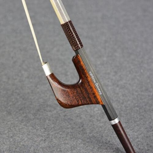 3/4 MASTER Pure Carbon Fiber Bass Bow Silver fittings TOP CF Performance Lightweight Rainbow Bouncy New Model