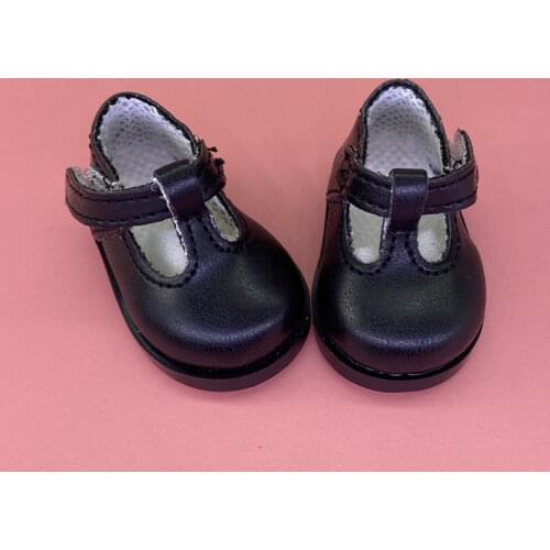 5cm Rag Doll Shoes BJD Toy High Heeled Shoes 1/6 EXO Retro Leather Shoes 20cm Korea Kpop Plush Doll Accessories BJD Doll Toy