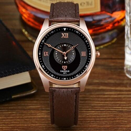 Yazole 2017 Top Brand Watches Men Luxury Famous Male Clock Rose Sport Watch watchband Wristwatch Quartz-watch Relogio Masculino