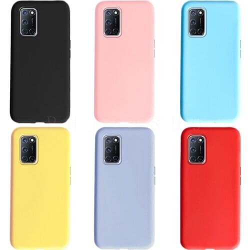 For OPPO A52 A72 A92 Case Silicone TPU Soft Phone Case For OPPO A72 A52 A 72 52 92 OPPOA72 OppoA52 Cases Candy Full Cover Coque