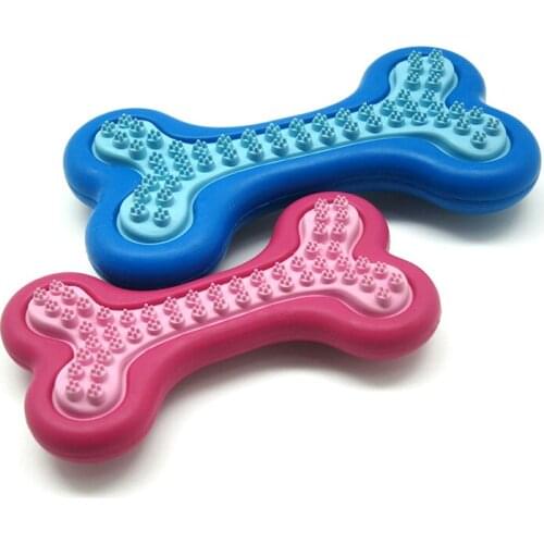Pet Dogs Chew Toys - High Quality Rubber Clean Teeth Bone for Puppies Bite Molar Teeth brinquedo pet