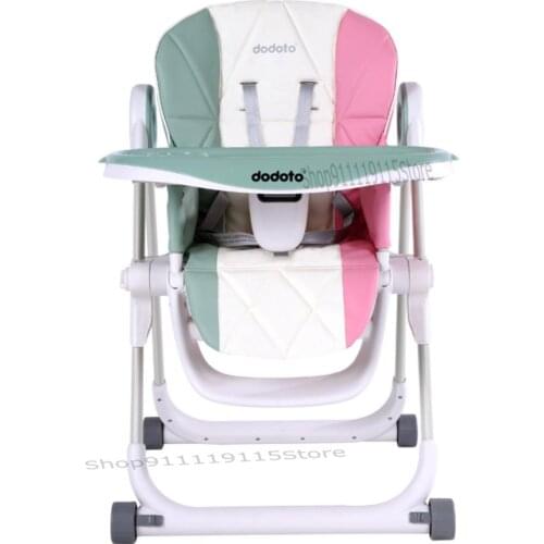 Childrens Dining Chair Baby Dining Chair Multifunctional Folding Home Portable Chair Reclining Chair 6800