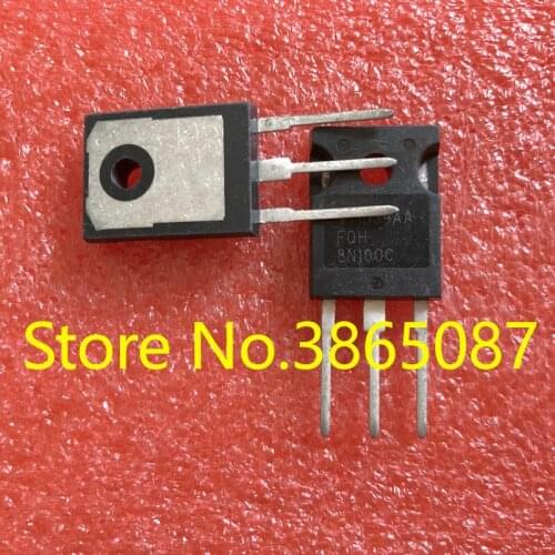 FQH8N100C 8N100C TO-247 POWER MOSFET TRANSISTOR MOS FET TUBE 10PCS/LOT ORIGINAL NEW