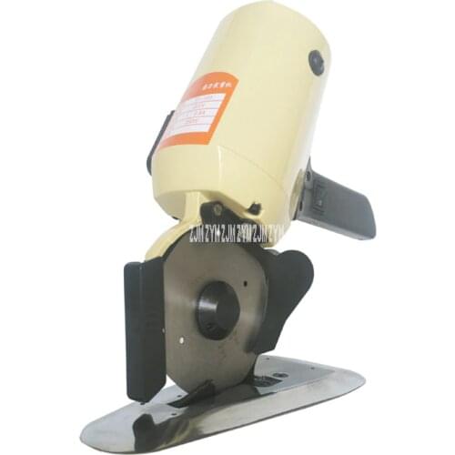 TY-100 Portable Rotary Cutting Machine Electric Fabric Cutter Round Knife Cutting Machine Leather Carpet Cloth Slitting Machine