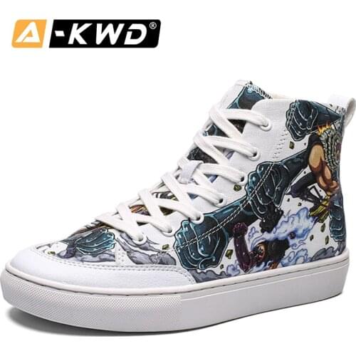 2020 High Top Sneakers Men Casual Shoes Breathable Trend Canvas Shoes For Man Loafers New Zapatos Hombre Fashion Shoes For Men