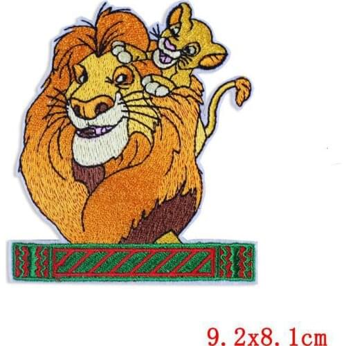 The Lion King Simba patch ironing application for clothing iron on patch stripes for clothes application of one another sticker