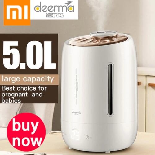 Xiaomi Deerma 5L large capacit humidifier F600 home Office desktop air humidifier aromatherapy machine for pregnant and babies
