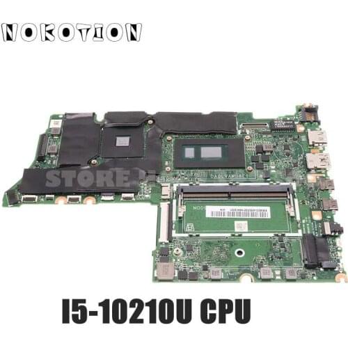 NOKOTION For Lenovo ThinkPad ThinkBook 15 15-IML 15.6 inch Laptop Motherboard DA0LVAMB8E1 DA0LVAMB8E0 I5-10210U CPU Radeon 620