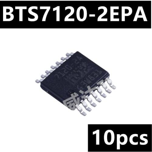 New imported BTS7120 BTS7120-2EPA patch TSSOP14 smart high-side power switch spot （10pcs）7120-2A