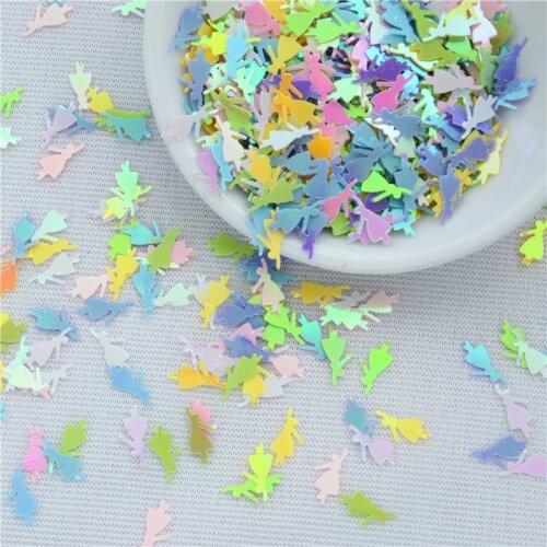 25g/Llot 4*10mm Dancing Girl Flat Loose Sequins Paillette Crafts Scrapbooking Confetti Decoration for Kids DIY