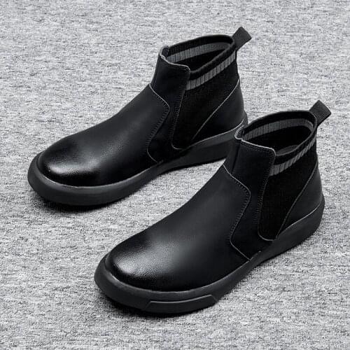 Мужские ботинки челси SHANGCATS China At AliExpress