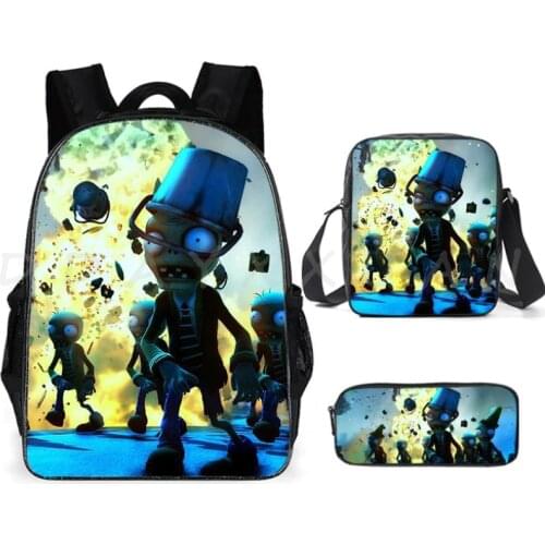 Plants VS Zombie Backpack Schoolbags Girls Boys Children School Bags Kindergarten Toddler Backpack Baby Bags Gift
