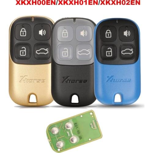 Jingyuqin Xhorse VVDI2 XKXH01EN Universal Remote Key 4 Buttons for VVDI Key Tool English Version