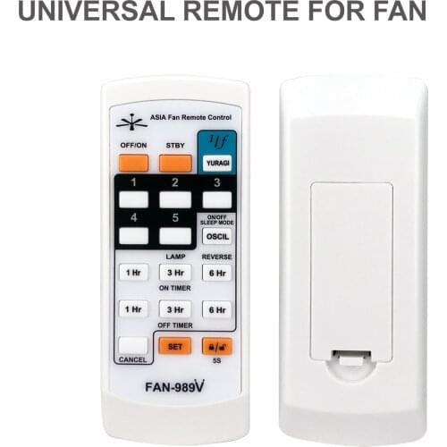 Universal fan remote control compatible For EURO-UNO RUBINE KHIND MILUX MISTRAL OSHINO MIDEA