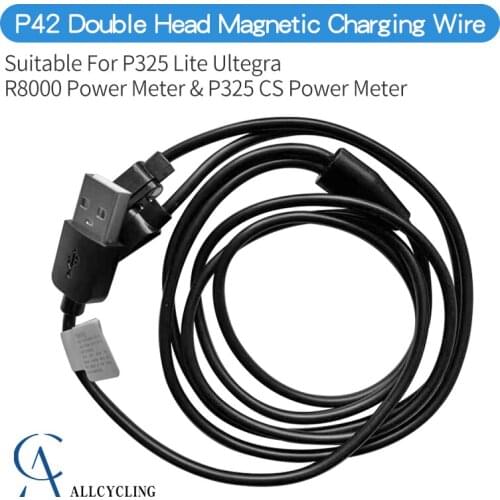 Original P42 Dual-Head Magnetic Charging Cable Compatible Ultegra R8000 Magene P325 Lite Dual-Side Crank Power Meter For P325 CS