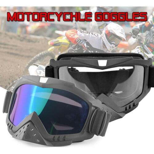 DERI Motocross Goggles ATV UTV Dirt Bike Motorcycle Off Road MX Goggles UV Protection Motocross Glasses a prueba de polvo gafas