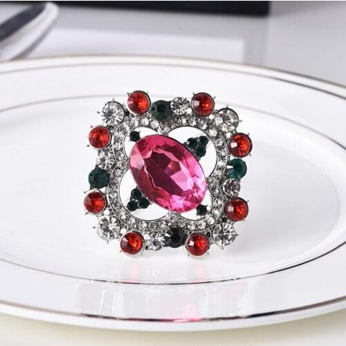 10pc Home model room set table napkin buckle Western food mouth cloth napkin ring set table decoration ornaments