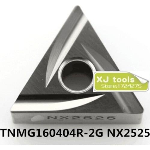 10pcs TNMG160404R-2G NX2525/TNMG160408R-2G NX2525 ceramic inserts for MTJNR/WTJNR/MTENN,Turning Blades, Matel Ceramic Tips