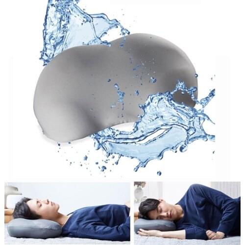 3D Neck Micro Airball Pillow Deep Sleep Addiction Head Rest Air Cushion Pressure Relief Pillows Gift Washable PillowCase Covers