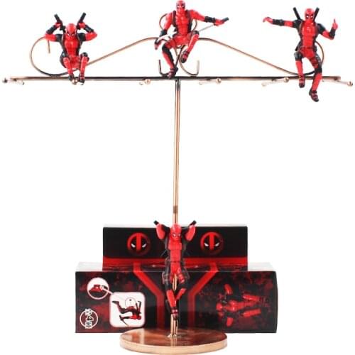 4pcs/lot X-Men Figure Toy Deadpool Corps With Sword Weapons Megnet Magnetic Model Doll for Kids