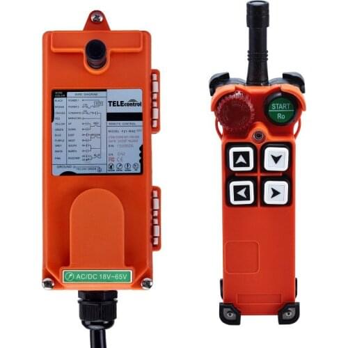 Radio wireless Industry remote control F21-4S (1 Transmitter+1 receiver) 4 single speed button wide range voltage