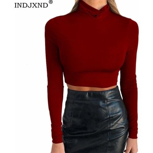 Женские футболки с коротким рукавом INDJXND China At AliExpress