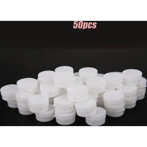 50pcs 5g 5ml Empty Cosmetic Jar Pots Makeup Tool Face Skin Cream Container Refillable Bottles Eyeshadow Face Cream Container Box