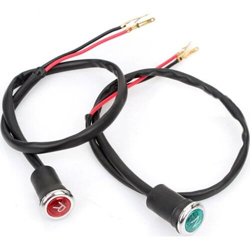2PCS Off-road Motorcycle ATV Monkey Car Modified Accessories Diode Neutral Reverse Gear Indicator