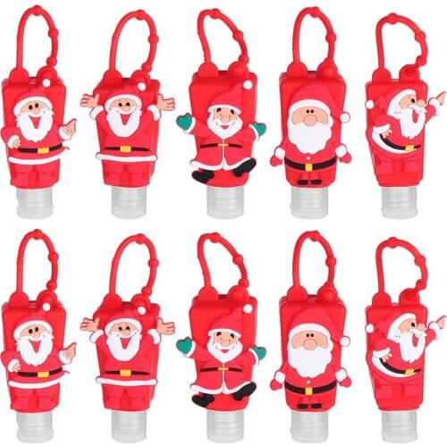 Cartoon Silicone30ML Mini Hand Sanitizer Empty Bottle Portable Travel Bottles Children Soap Dispenser Hand Gel Holder For Kids