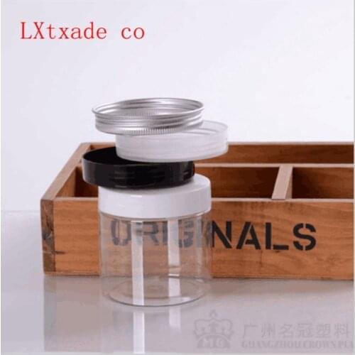 200ml New Style Clear Lucency Plastic Empty Jar Bottle Originales Refillable Cosmetic Cream jars Bath Salt honey Packaging jar