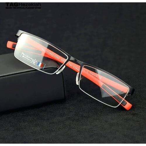 TAG glasses frame men Goggles myopia computer spectacles eye glasses frames for men oculos de grau optical glasses Metal nerd