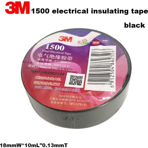 Original 3M1500 electrical insulation electrical tape flame retardant PVC lead-free waterproof and high temperature resistant