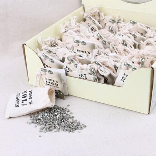 Pyrite Natural Stone Small Packaging Fine Sand Gravel Ore Irregular Specimen Mineral Crafts Sand And Gravel Ore Specimens Decor